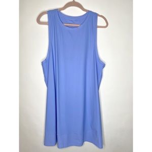 Athleta Pacifica II Dress Purple Periwinkle Sleeveless Mini Athletic Size Large